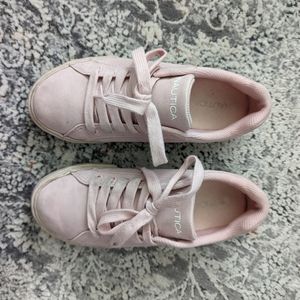 Pastel Pink tennis shoes sneakers